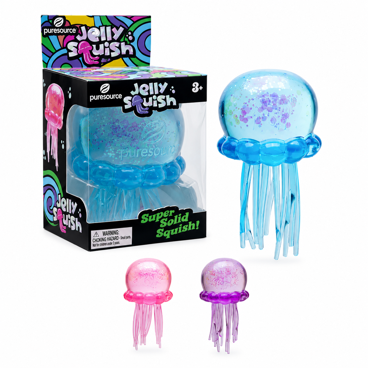 puresource Jelly Squish – Soft Gel-Filled Sensory Squeeze Toy for Home, Office & Travel✨