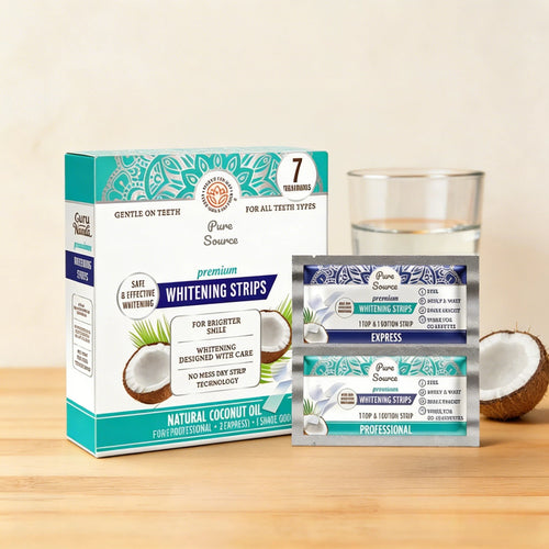 Teeth Whitening Strips - 7-Day Treatment with -Non-Slip Dry Technology for Comfort & Contact