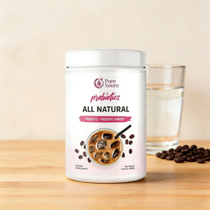 All Natural Probiotic Iced Coffee,Refreshing & Ready to Drink,Support Your Gut Every Sip,Suitable as a gift.