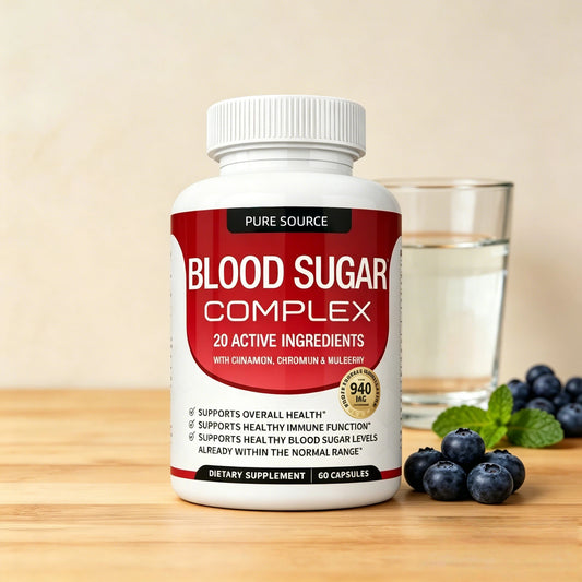 Blood Sugar Complex-Supports healthy balanced blood sugar levels-Advanced Formula with 20 Essential Active Ingredients