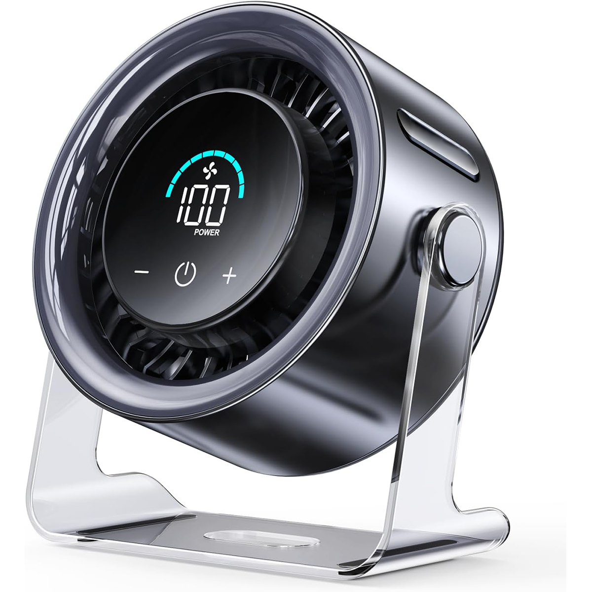 USB Desk Fan for Bedroom: 120° Rotating Small Rechargeable Battery Desktop Fans for Bedroom Home Office