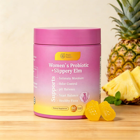 Her Juicy Feminine Probiotics Gummies - 60ct Pineapple Flavor for Women’s pH Balance