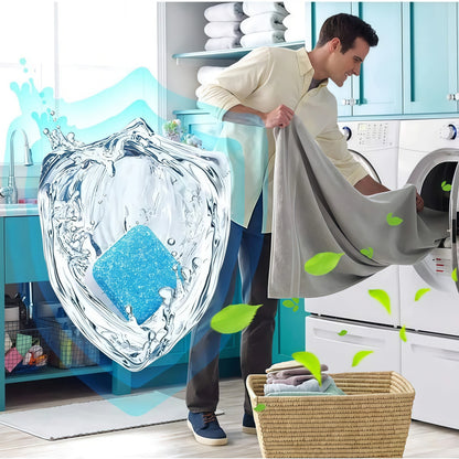 Washing Machine Cleaner Tablets – Descaler for Front/Top Load · Removes Limescale & Odor