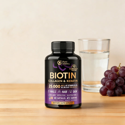 Biotin Vitamins with Collagen & Keratin