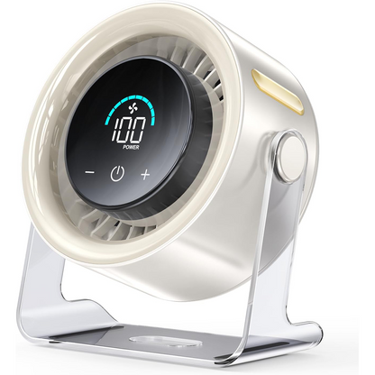 USB Desk Fan for Bedroom: 120° Rotating Small Rechargeable Battery Desktop Fans for Bedroom Home Office