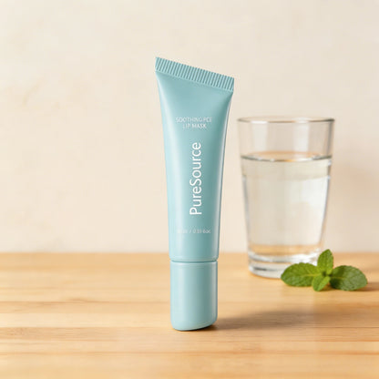 Soothing Prep Lip Mask, 10ml/0.33 fl.oz, Cooling Peel-Off Lip Mask, Gentle Daily Exfoliator for Lips, Hygienic & Easy Application, Daily Lip Care, K-Beauty