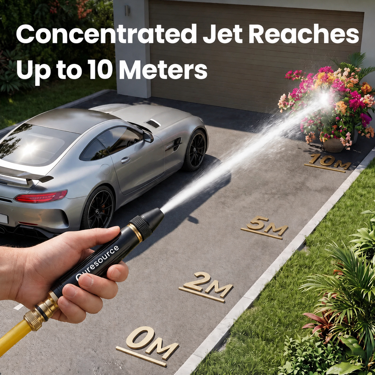 💥50% Off — Last Day丨puresource® 🏆Home high-pressure car wash water gun , a must-have for watering plants and vegetables, and car washing.👍💦