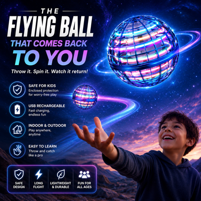 Galaxy Boomerang Fly Ball.Amazing Flying Tricks In The Palm Of Your Hand.