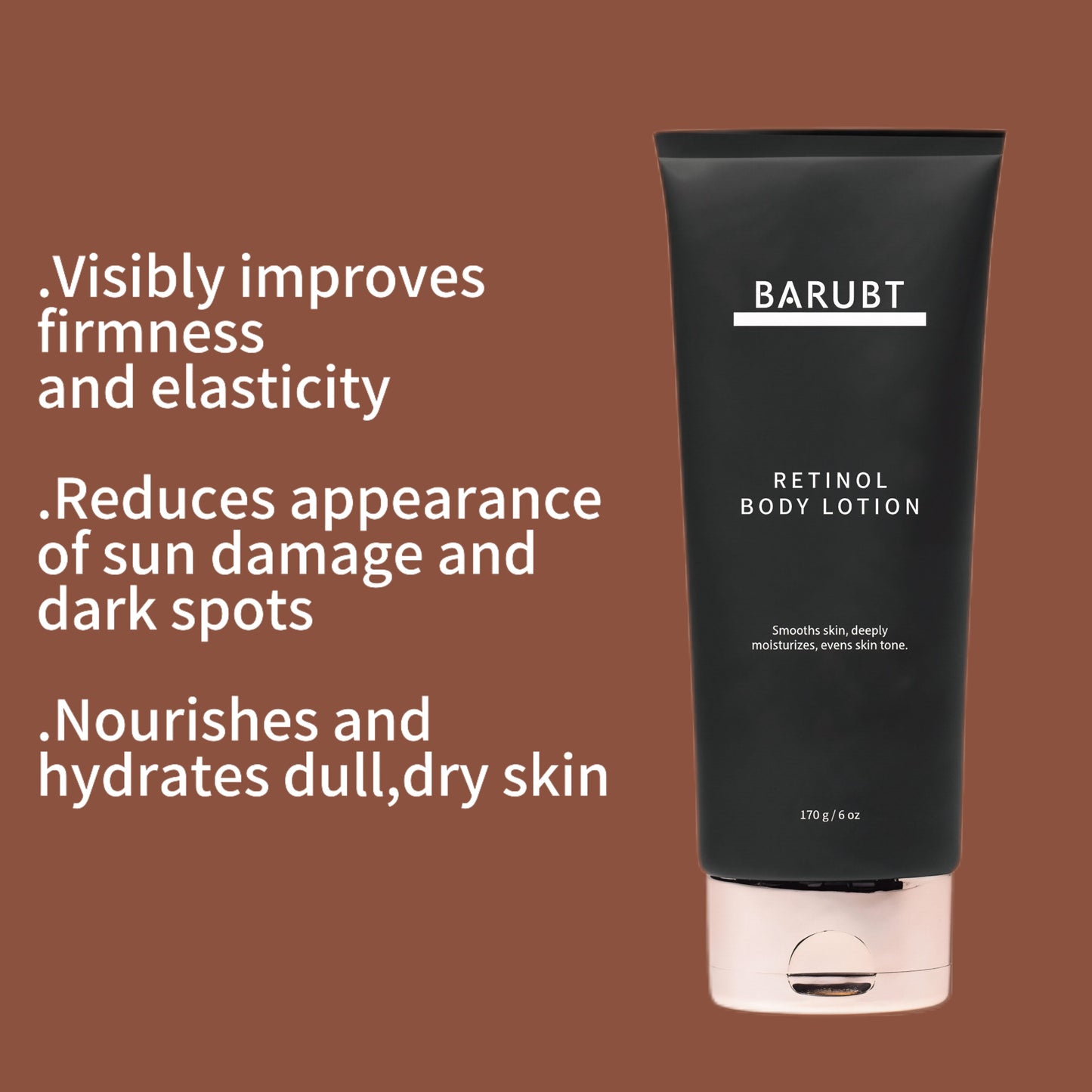 Retinol Body Lotion – Firming Anti-Aging Body Cream for Crepey Skin, Stretch Marks & Sun-Damaged Skin