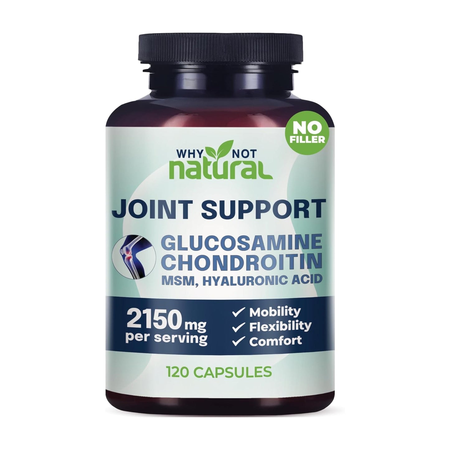 Glucosamine Chondroitin MSM Joint Support Knee & Joint Health Supplement