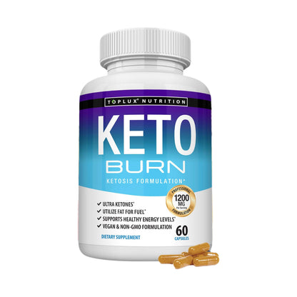 Keto Burn Pills Ketosis Weight Loss - 1200 Mg Ultra Advanced Natural Ketogenic Fat Burner Using Ketone Diet for Men Women