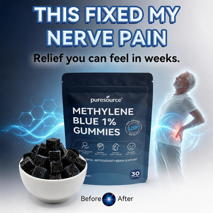 puresource® Methylene Blue Gummies.Support Arthritis.MS.Stroke.Neuropathy.Gout.Move Easier. Feel Lighter. Live Freer✅️Sugar-free💎-Save40%Today