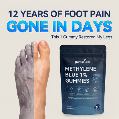 puresource® Methylene Blue Gummies.Support Arthritis.MS.Stroke.Neuropathy.Gout.Move Easier. Feel Lighter. Live Freer✅️Sugar-free💎-Save40%Today