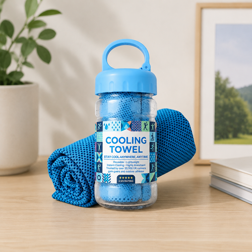 ❄️Cold Sweat Towel You Can Use Anywhere, Anytime! Reusable Soft Absorbent Cooling Portable