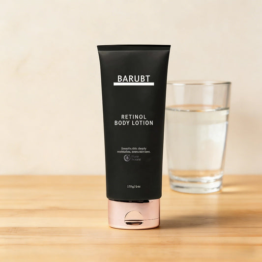 Retinol Body Lotion – Firming Anti-Aging Body Cream for Crepey Skin, Stretch Marks & Sun-Damaged Skin