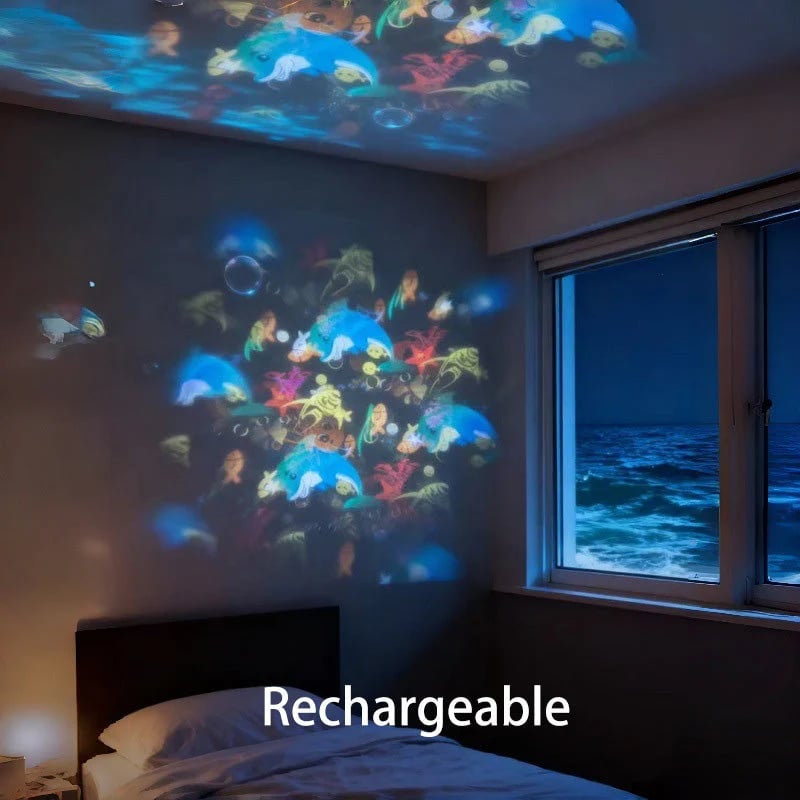 🌊Dynamic Rotating LED Projector Light