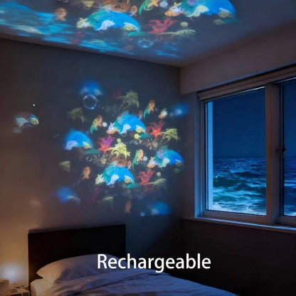 🌊Dynamic Rotating LED Projector Light