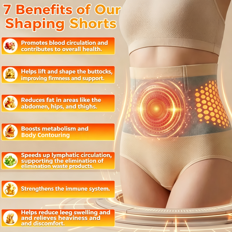 Moringa & Berberine 4-in-1 Micro-Particle Thermal Shaping Shorts – For a Feeling of Firmness & Comfort