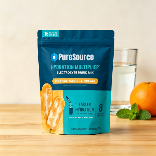 Hydration Multiplier - Lemon Lime | Orange Vanilla Dream Electrolyte Powder Drink Mix | 1 Pack (16 Servings)