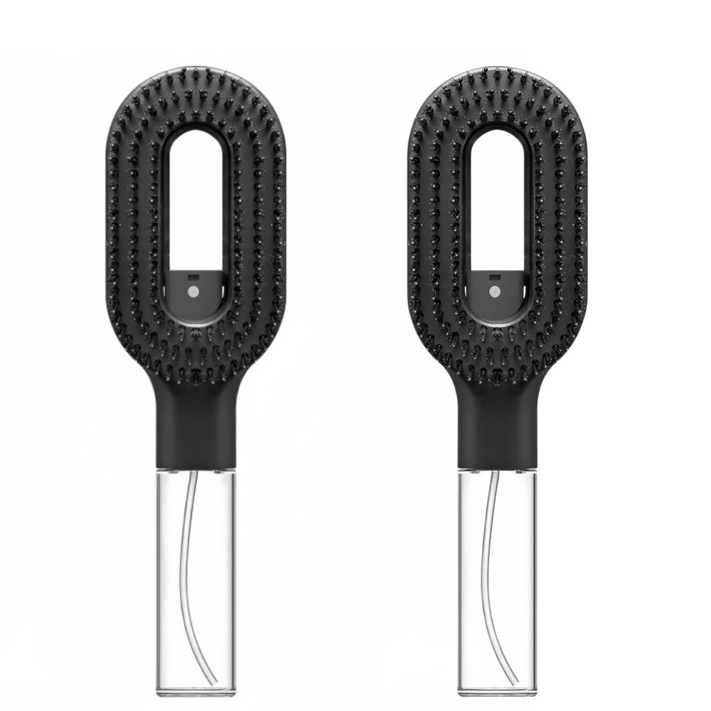 2-in-1 Spray Detangling Brush – Anti-Frizz, No-Tangle & 50ml Reservoir