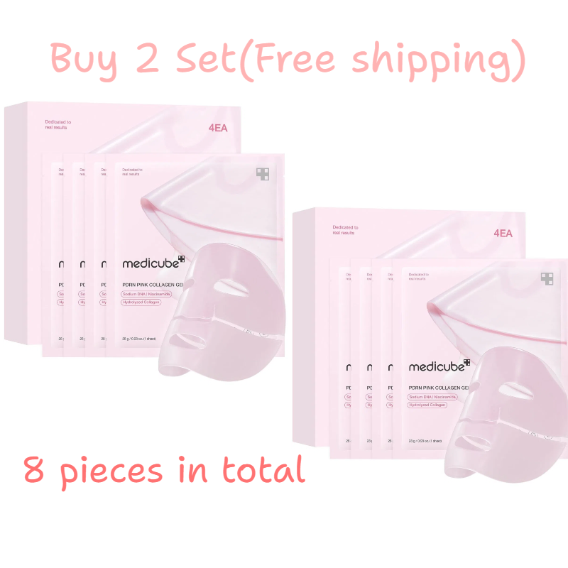 Jelly Gel Mask with Salmon PDRN Pink Collagen | Overnight Face Mask for Glass Glow Skin | Elasticity, Hydrating| 28g x 4ea