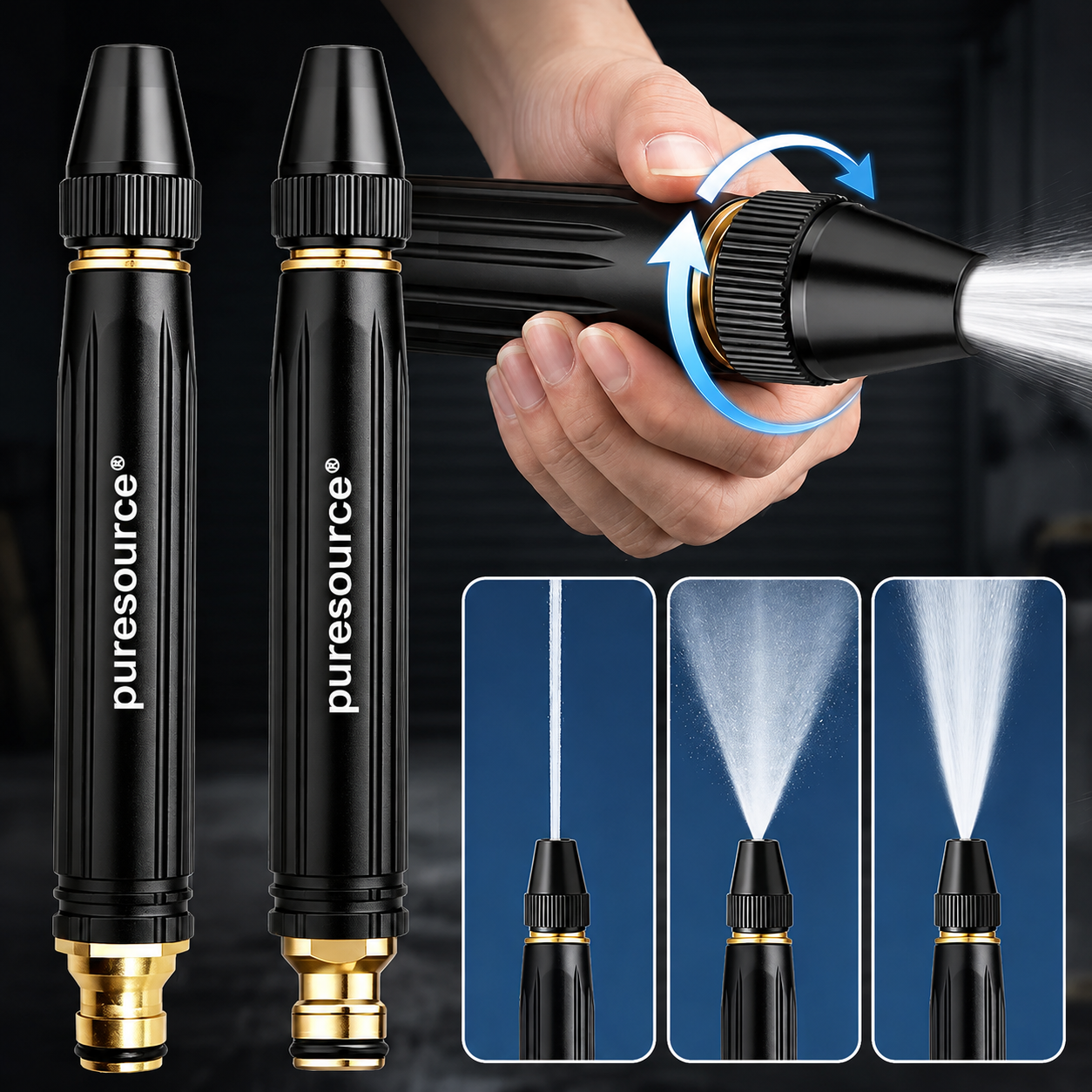 💥50% Off — Last Day丨puresource® 🏆Home high-pressure car wash water gun , a must-have for watering plants and vegetables, and car washing.👍💦