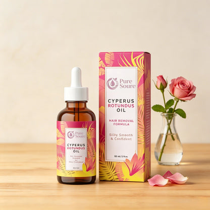 Cyperus Rotundus Oil for Natural Hair Reduction