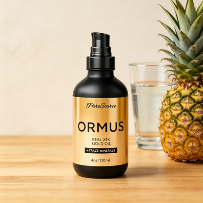 Ormus Gold Oil Monoatomic Intuition, Mental Clarity & Dream Support Rich in Platinum & Iridium Non-Chemical Extraction 4oz