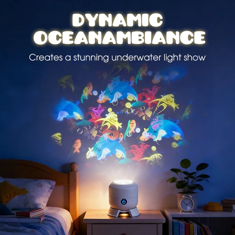 🌊Dynamic Rotating LED Projector Light