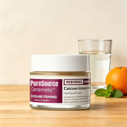 Cemenrete CX Calcium Intense Firming Cream 50ml (1.69 fl oz) with Rebornic 10,000ppm, Niacinamide & Hydrolyzed Elastin