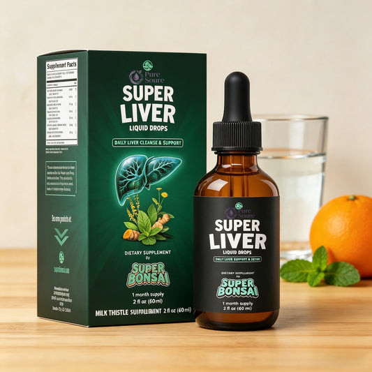 Super Liver Support with Milk Thistle All-Natural Liver Cleanse, Detox & Repair  Month Supply