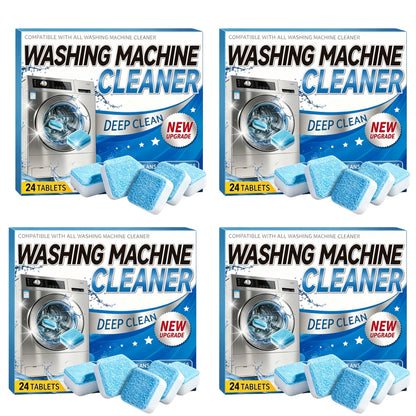 Washing Machine Cleaner Tablets – Descaler for Front/Top Load · Removes Limescale & Odor