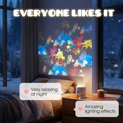 🌊Dynamic Rotating LED Projector Light