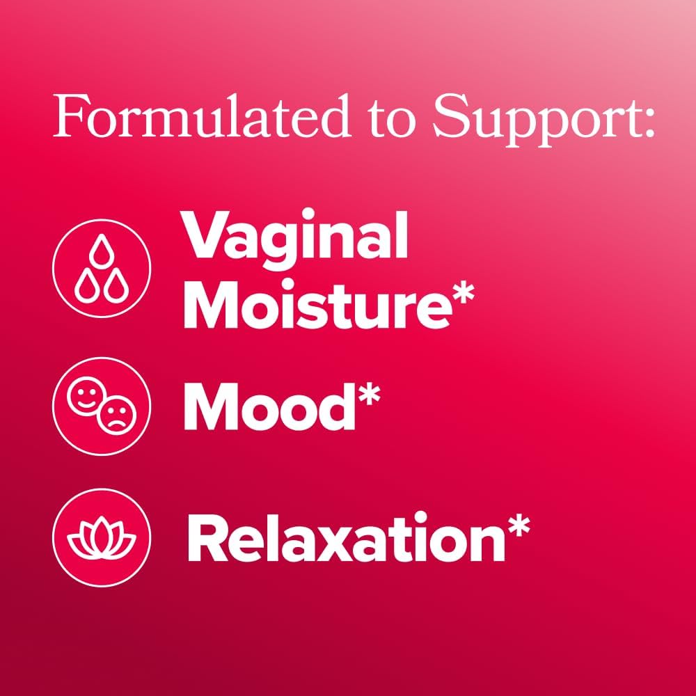 URO Vaginal Moisture & Mood Formulated to Support Vaginal Moisture, Mood & Relaxation  -30 Servings