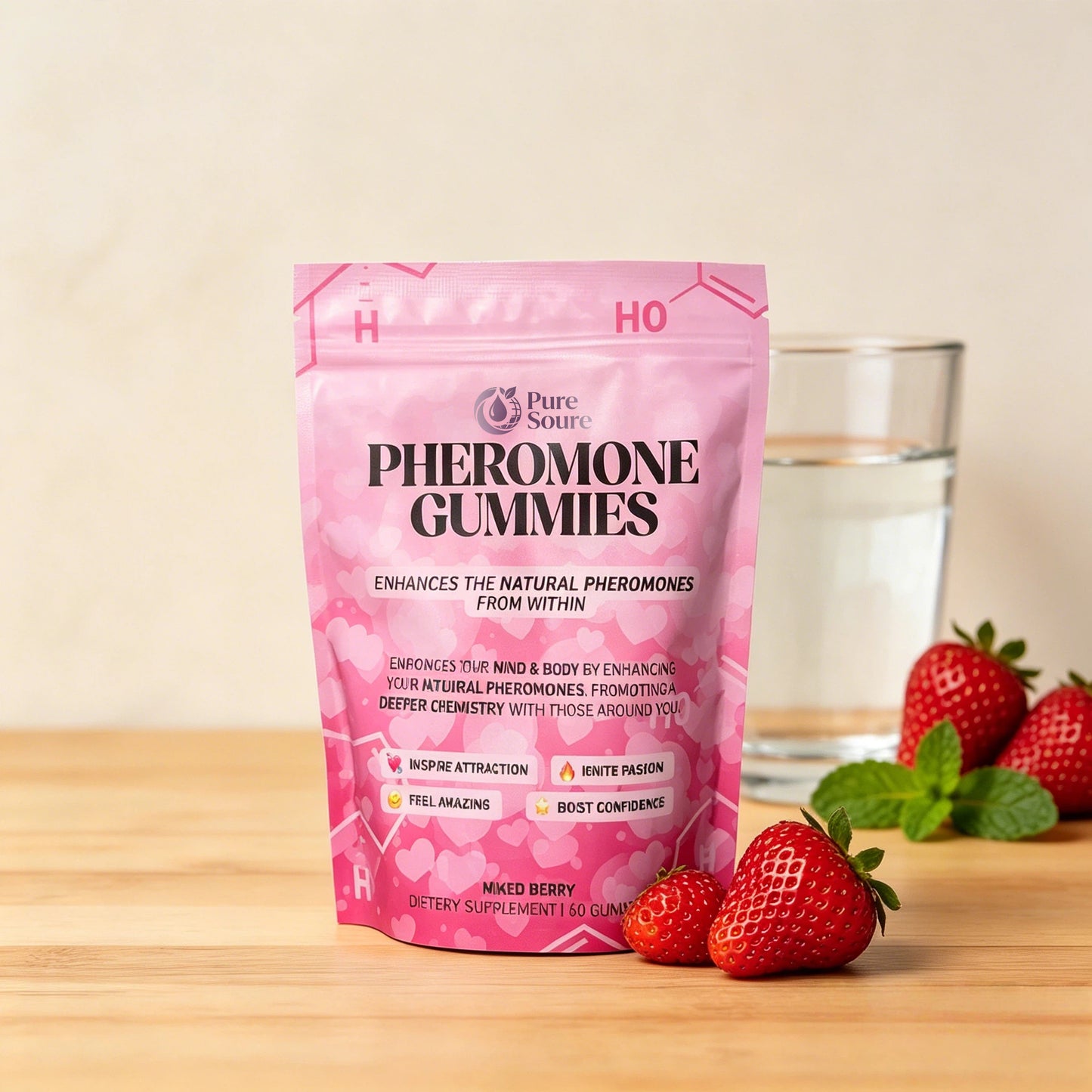 Pheromone & Mood Gummies – Harmonize with Your Body’s Chemistry to Intensify Your Natural Scent & Presence