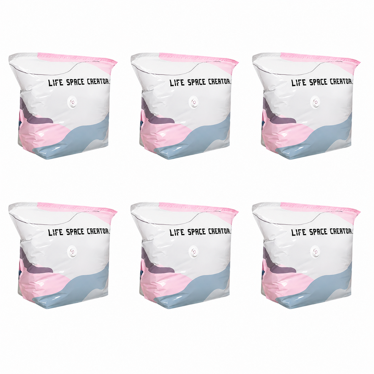 Save Up To 80% More Closet Space — No Vacuum Or Pump Required.Compress bulky bedding, blankets and seasonal clothing in seconds while keeping everything clean, dry and organized.