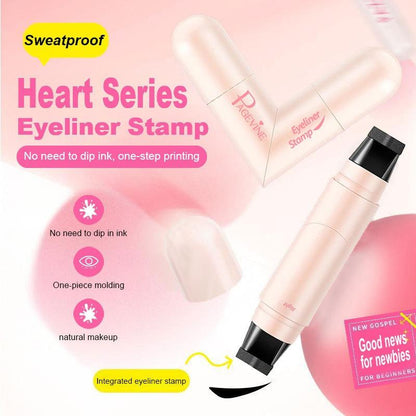 Rotating Eyeliner Stamp Pen - Dual-Head, Quick-Dry, Smudge-Proof Cat Eye | Christmas Gift