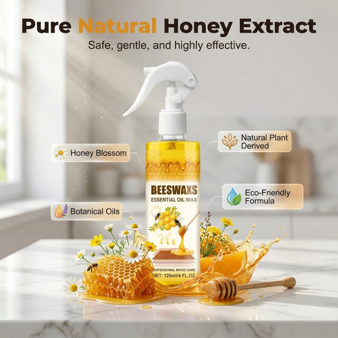 ScratchErase Beeswax Floor Spray - 2026 Expert-Formulated Wood Renewal Formula🔥SUMMRT SALE 60% OFF🔥