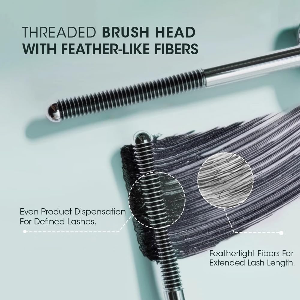 Black Waterproof FibreMascara(2Packs)
