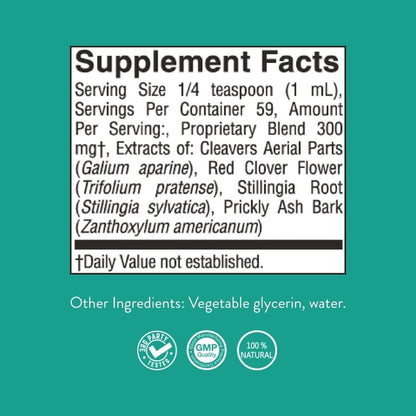 Nature's Sunshine Lymphatic Drainage Supplement, Promotes The Efficient Drainage of The Lymphatic System to Promote Overall Health 2 Fl. Oz