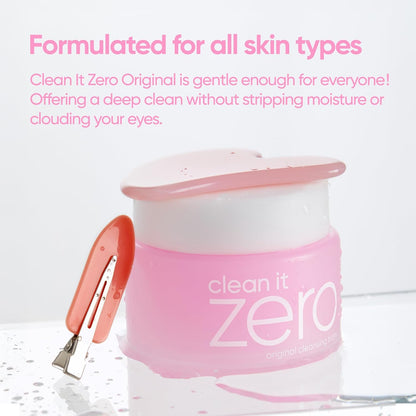 BANILA CO Clean It Zero Cleansing Balm | Korean Makeup Remover & Face Cleanser | Vegan Formula with Acerola Berry & Vitamin C – 100ml