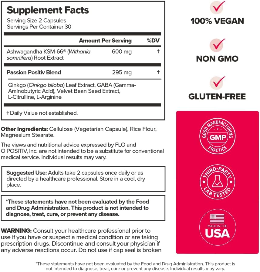 URO Vaginal Moisture & Mood Formulated to Support Vaginal Moisture, Mood & Relaxation  -30 Servings