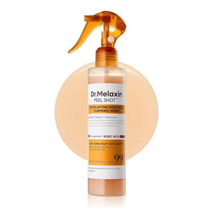 Body Keratin Care Kojic Acid Turmeric Spray Gently Exfoliating Peeling Solution Korean Skincare All Skin Types 200ml