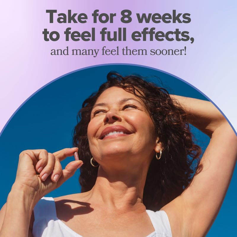 Hormone-Free Menopause Support (30 Servings): Natural relief for hot flashes and mood swings using Black Cohosh and Ashwagandha.