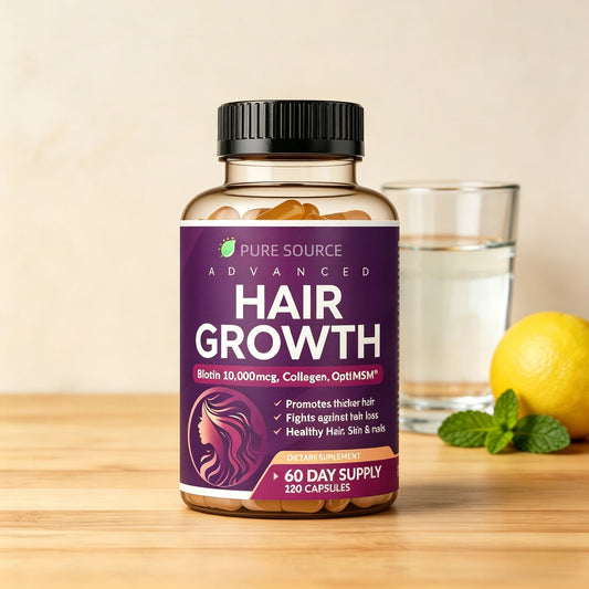 Rainbow Nutrients Hair Growth Formula Collagen & Biotin Complex for Healthy Hair, Skin & Nails from Within