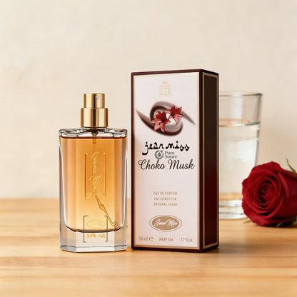 Al Rehab Choco Musk Eau De Toilette Spray for Women 1.5 oz