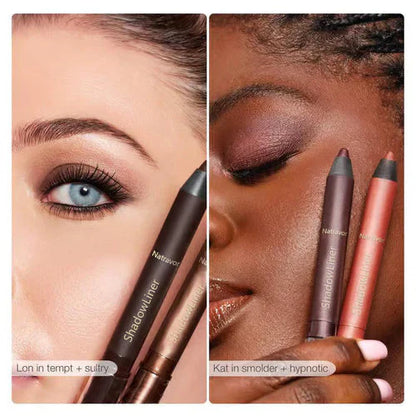 2-in-1 Eyeliner & Eyeshadow Stick with Smudge Brush | Long-Lasting & Smudge-Proof