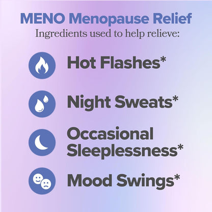 Hormone-Free Menopause Support (30 Servings): Natural relief for hot flashes and mood swings using Black Cohosh and Ashwagandha.