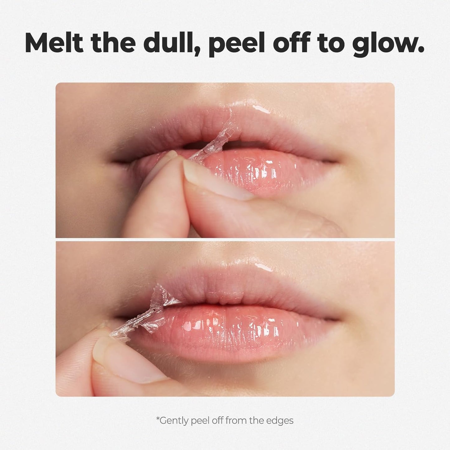 Soothing Prep Lip Mask, 10ml/0.33 fl.oz, Cooling Peel-Off Lip Mask, Gentle Daily Exfoliator for Lips, Hygienic & Easy Application, Daily Lip Care, K-Beauty