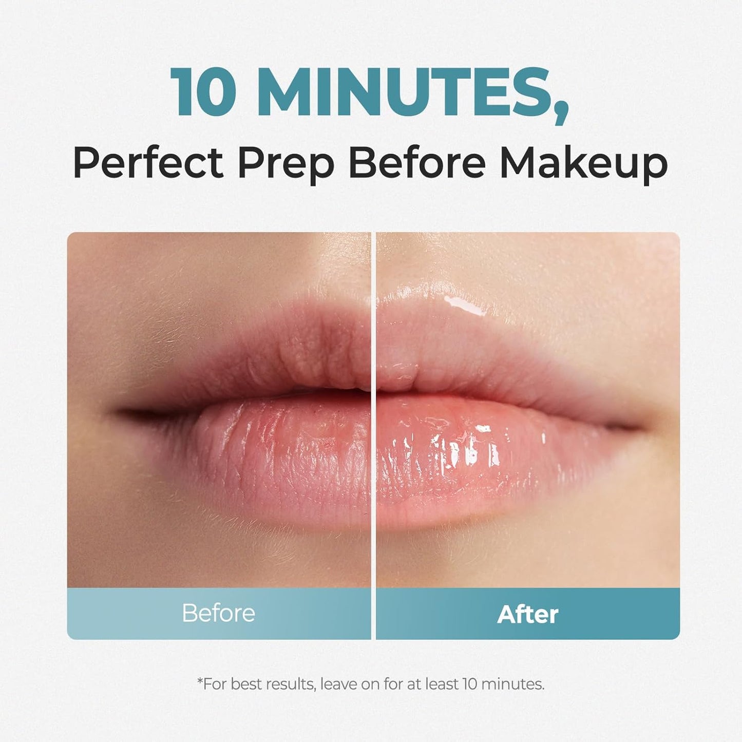Soothing Prep Lip Mask, 10ml/0.33 fl.oz, Cooling Peel-Off Lip Mask, Gentle Daily Exfoliator for Lips, Hygienic & Easy Application, Daily Lip Care, K-Beauty